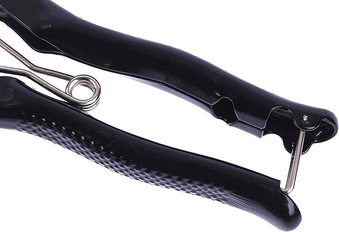 Grass Sheep Shear - Coated Wear-Resistant Handle, Manganese Steel Double-Edged, Strong Spring Suitable For Manual Shearing of Cow, Sheep, and Horse Hair (Black 12.6 inches)