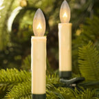 25 Pack Clear Torpedo Tip Replacement Bulbs,7 Watts Incandescent E12 Candelabra Base 120V C26 Window Candle Light Bulbs for Chandeliers Night Light Electric Candle Light