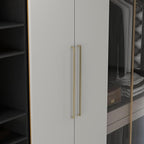 Cabinet Pulls 24 Inch Hole Centers(608mm),10 Pack Extra Long Drawer Pulls Square Appliance Pulls Champagne Bronze,Stainless Steel Furniture Hardware Handles