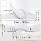Zinc Sash Lock and Keeper fit for Andersen Sash Lock & Keeper 1968 to Present (White)