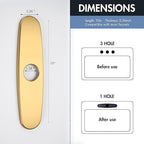 Faucet Cover Plate, Stainless Steel Deck Plate for Kitchen Sink Faucet Single Hole or Bathroom Faucet 1-3 Hole Faucet Hole Cover Round 10 Inch (Chrome Gold)