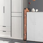 GameGem 3 Step Ladder, Aluminum Folding Step Stool with Anti-Slip Sturdy and Wide Pedal, Lightweight Portable Stepladder for Home and Kitchen Use Space Saving, Woodgrain, 330 lbs