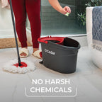 O-Cedar PACS Hard Floor Cleaner, Crisp Citrus Scent 10 Count (1-Pack) | Made with Naturally-Derived Ingredients | Safe to Use on All Hard Floors | Perfect for Mop Buckets