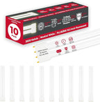 GoodBulb PLL18/835 18W 10.5" Twin Tube Compact Fluorescent Light Bulb 4-pin 2G11 Base 3500K Neutral White 1050 Lumen 36000 Hour Long Life Biax Pack of 10