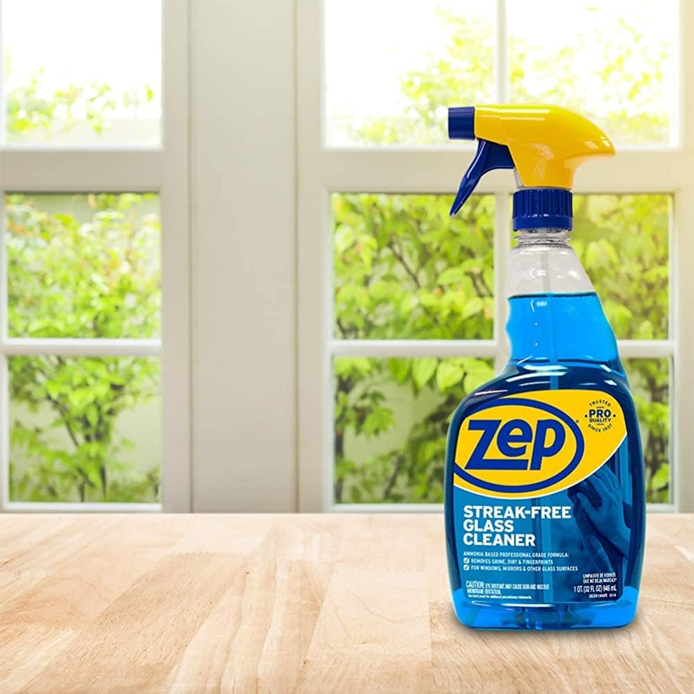 Zep Streak-Free Glass Cleaner 32 oz ZU112032 , Blue