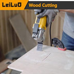 LEILUO 156 Pcs Multitool Blade Kits Oscillating Tool Cutting Sanding and Scraping Accessories with Storage Bag Oscillating Saw Blades Compatible with DeWalt Makita Dremel and More