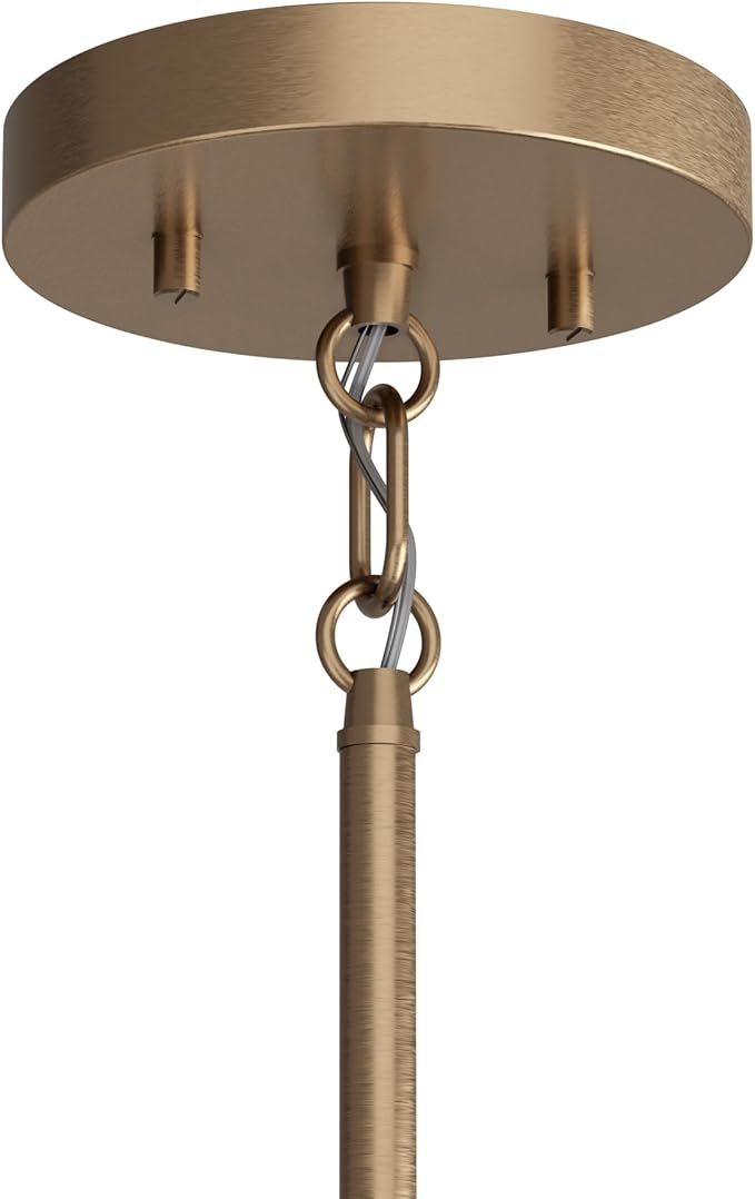 Kichler Madden 43" 8 XL Light Foyer Pendant in Champagne Bronze, Soft Modern Fixture, for Foyer, Over Large or Dining Room Table, (43" x 24.25"), 52724CPZ