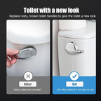 for TOTO Toilet Handle Replacement Parts Kit, Universal THU068#CP Trip Lvr for St743S Side Mount Toilet Flush Tank Lever Handle for TOTO Kohler Toilet Tank, 1-Pack Copper Lever