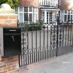 KYODOLED Steel Key Lock Mail Boxes Outdoor, Locking Wall Mount Mailbox, Security Lock Drop Box, Collection Boxes,16.2H x 11.22L x 4.72W Inches, Black X Large