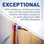 Pre-Ground TIG Tungsten Sharpened Electrodes Gold 1.5% Lanthanated 10-Pack (3/32” x 2.25”)