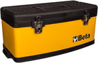 Beta C41H Two-Module Rolling Tool Chest, Detachable Tool Box, Telescopic Handles, Yellow