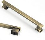 Asidrama 10 Pack 11.3 Inch(288mm) Brushed Antique Brass Kitchen Cabinet Handles, Cabinet Pulls Kitchen Cabinet Hardware for Cupboard Drawer Pulls