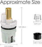 RP25513 Faucet Stem Replacement for Delta two handle Faucet Repair Kit Includes RP24096 Cartridge RP4993 Seat and Spring RP24097 Turn stop1/4, 8 pack