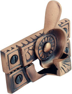 Renovators Supply Manufacturing Solid Cast Brass Window Sash Lock 2.7 in Victorian Style Window Locks with Mounting Hardware Pack of 4