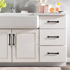 6 Pack 3.75 Inch Kitchen Cabinet Handles - Oil Rubbed Bronze Pulls Hardware for Cabinets and Cupboards