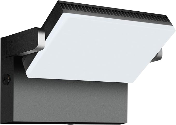 Modern Sleek Flood Lights Outdoor 120W, 14200LM 5000K Waterproof LED Security Lighting, 360° Rotatable Commercial Wall Pack for Yard, Car Lot, Building