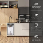 CAMPLUX Electric Mini-Tank Water Heater ME40 4.0 Gallons, Point of Use No Wait for Hot Water Under Kitchen Sink 120V 1440W, Wall or Floor Mounted, UL Listed