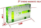 umei Transparent T-Type Multi-Functional Level Bubble Two-Way Level with Magnet Scale Size 95x51x13mm