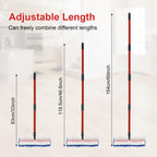 Microfiber Dust Mop Set for Floor Cleaning, Flat Mop for Wet & Dry to Clean Washable Flip Mops Pad for Ocedar Hardwood Floor 'N More 3-Action Mop, Adjustable 58" Mops Handle & 2 Reusable Refill & Base