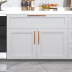 COTYKILEY 10 Pack 10 Inch(256mm) Antique Brass Kitchen Cabinet Handles Cabinet Pulls Vintage Drawer Pulls Aged Gold Bronze Kitchen Cabinet Hardware