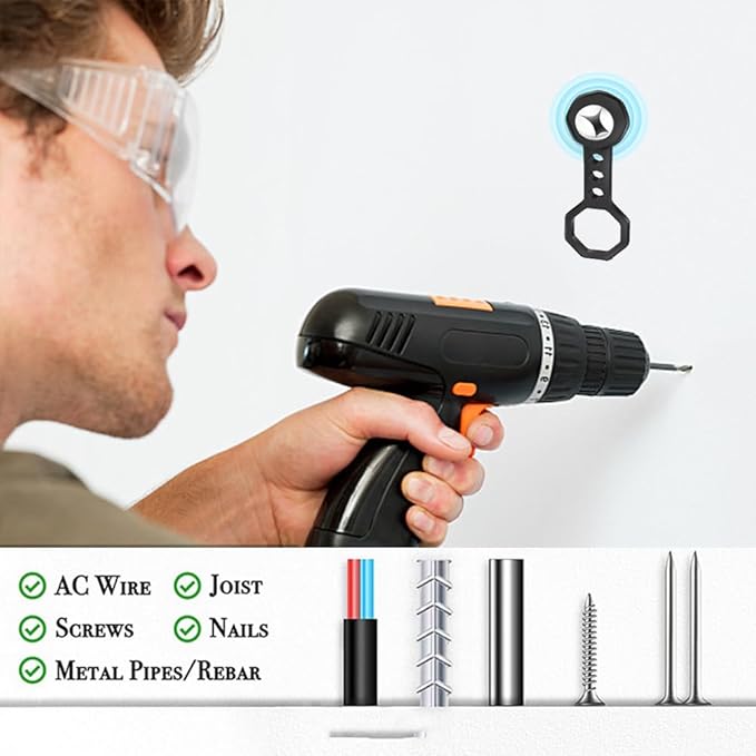 3Pcs Stud Ball Magnetic Stud Finder With 27 Pounds of Pull Magnetic Power, Stud Finder Wall Scanner, Metal Stud Finder Tool for Walls Detected and Located, for Drywall, Ceramic Tiling, Wood