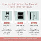 Country Chic All-in-One Chalk Paint for Furniture, Cabinets, Home Decor, Eco-Friendly, Matte Finish, Built-In Primer & Top Coat for Wood, Metal - Peachy Keen (Coral Pink) - Pint 16 oz (475 ml)
