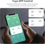 Smart Home Energy Monitor with 2 x 120A CTs, Real-Time Electricity Usage & Bi-Directional Monitoring, Supports Single-Phase 3-Wire System, Works with Home Assistant & Zigbee2MQTT (Zigbee Version)