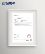 LANON 6 mil Black Nitrile Disposable Gloves, EN ISO 374 Chemical Resistant, Heavy-Duty, Mechanic, Textured Fingertips, Latex-Free, XL