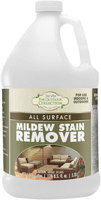 STAR BRITE O/C Mildew Stain Remover - Professional Strength, Quick-Acting, Multi-Surface Cleaner for Outdoor Furniture, Vinyl & Grout - 1 Gallon (054400)