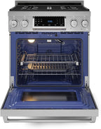 Gordon Ramsay by THOR Kitchen 30 Inch Professional Gas Range with Tilt Panel Touch Control in Stainless Steel