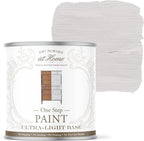 AMY HOWARD AT HOME Chalk-Based One Step Paint for Furniture, Cabinetry, Decor, Finish, and More | No Stripping, Sanding, or Priming | Ultra-Light Base | 32 Ounce | Parisian Gray