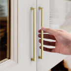 FILTA 12.6 Inch(320mm) Hole Centers Gold Cabinet Handles(Set of 6),Gold Cabinet Pulls Zinc Alloy Kitchen Cabinet Pulls Cabinet Hardware for Cabinets Cupboard Drawer