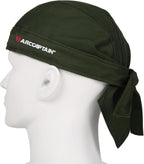 ARCCAPTAIN 2PC Welding Doo Rag, Welding Cap, Protective Welders Cap, Welding Hats for Men, Fireproof Cotton and Durable for Safety, Olive-green, L Size