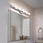 mirrea 32" Chrome Vanity Lights for Bathroom 5 Light Vanity Lighting Fixtures for Mirror 3 CCT Adjustable LED Vanity Light