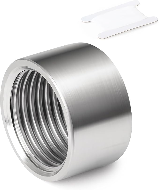 TAISHER 1PCS 304 Stainless Steel Cast Pipe Fitting, Coupling, 4" x 4" NPT Female Threaded