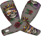 Men Women Anti-Slip Cooling Arm Sleeves Comfortable Sunshade for Summer Sports