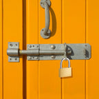 Kenning 16 Pcs Solid Keyed Alike Padlocks 0.98" Solid Brass Padlock with Key Weatherproof Luggage Locks Suitcase Lock Wide Body with Hardened Steel Shackle for Sheds, Storage Unit, Gym Fence