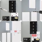 Generator Interlock kit Compatible with General Electric GE 150/200 Amp Panels, Professional Interlock kit, 1 1/4" Distance Between Main and Branch Circuit Breakers(GE-200A)