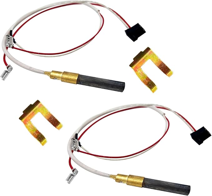 MENSI Minivolt Thermopile Replacement Parts for Reliance Whirlpool,A.O.Smith, Kenmore Gas Water Heater Boilers Replace Model 100112330 9007876 9007877, Repalce 300 301 Series (2 Packs)