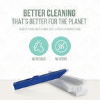 Powerstone Pumice Long Lasting Chisel Sticks - 8 Pack | Refillable Case with 8 Scouring Sticks to Remove Stains, Limescale & Carbon Buildup from Stoves, Ovens, BBQ Grills, Sinks, Tiles, Toilets & More