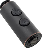 Hibbent Pull Out Sink Sprayer Head Replacement, 2 Function Kitchen Faucet Head, Bathroom Pull Down Spray Head with G1/2 or 13/16 Inch Male Connector, Oil-Rubbed Bronze