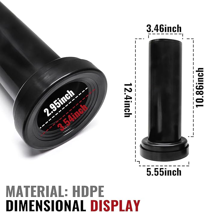 Wall Hung Toilet Tank Connector Set with Extended Pipes,Compatible with Geberit 152.441.46.1,Toilet Replacement Parts with HDPE Material,Easy Installation