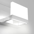 Tipace Modern 3 Lights LED Vanity Light for Bathroom Up and Down Chrome Bathroom Wall Light Fixtures Over Mirror(White Light 6000K)