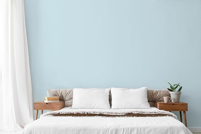 EVOLVE Paint & Primer: Environment-friendly, Low Sheen with One-coat Coverage for Interior & Exterior surfaces (Sky Blue, 1-Gallon)