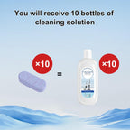 10 Bottles Compatible with Tineco Cleaning Solution Pet 500ml Per Bottle Lavender Scents Floor Cleaner Compatible with All Robot Vacuums with Mopping and Cordless Wet/Dry Vacuum (Lavender)