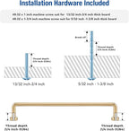 JOY DECOR Cabinet Pulls – 7-1/2 Inch Hole Center, Champagne Bronze, 5 Pack, Zinc Alloy Cabinet Handles for Drawers & Cupboard – Vintage Style Hardware for Kitchen, Bathroom, Dresser