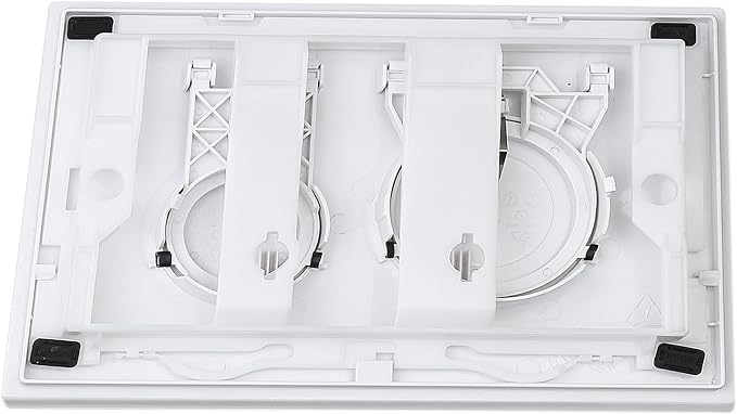 Wall Hung Toilet Tank with Dual Flush Plate,Compatible with TOTO YT930WH,Toilet Replacement Parts with Easy Installation,Toilet Flush Button with Water Saving,Durable Plastic Material,White