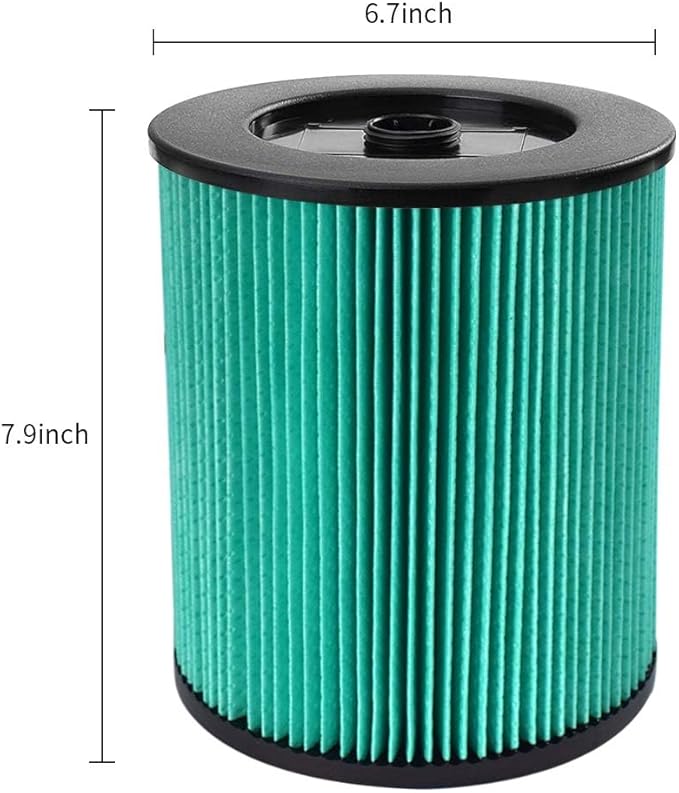 17912 & 9-17912 HEPA Vacuum Filter Compatible with Filter No.9-17912 fits 5, 6,8,9,12,14,16 and 32 gal vacs or larger made after 1988
