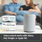 Leviton Decora Smart Plug, Wi-Fi 2nd Gen, Works with Matter, My Leviton, Alexa, Google Assistant, Apple Home/Siri & Wire-Free Anywhere Companions for Switched Outlet, D215P-1RW, White