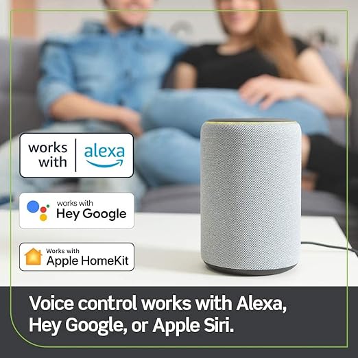 Leviton Decora Smart Dimmer Plug, Wi-Fi 2nd Gen, Works with Matter, My Leviton, Alexa, Google Assistant, Apple Home/Siri & Wire-Free Anywhere Companions for Switched Outlet, D23LP-1RW, White